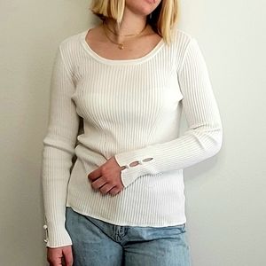 Ribbed long sleeve